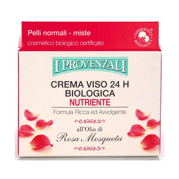 I PROVENZALI ROSA MOSQUETA BIO CREMA VISO 24H NUTRIENTE PELLI NORMALI