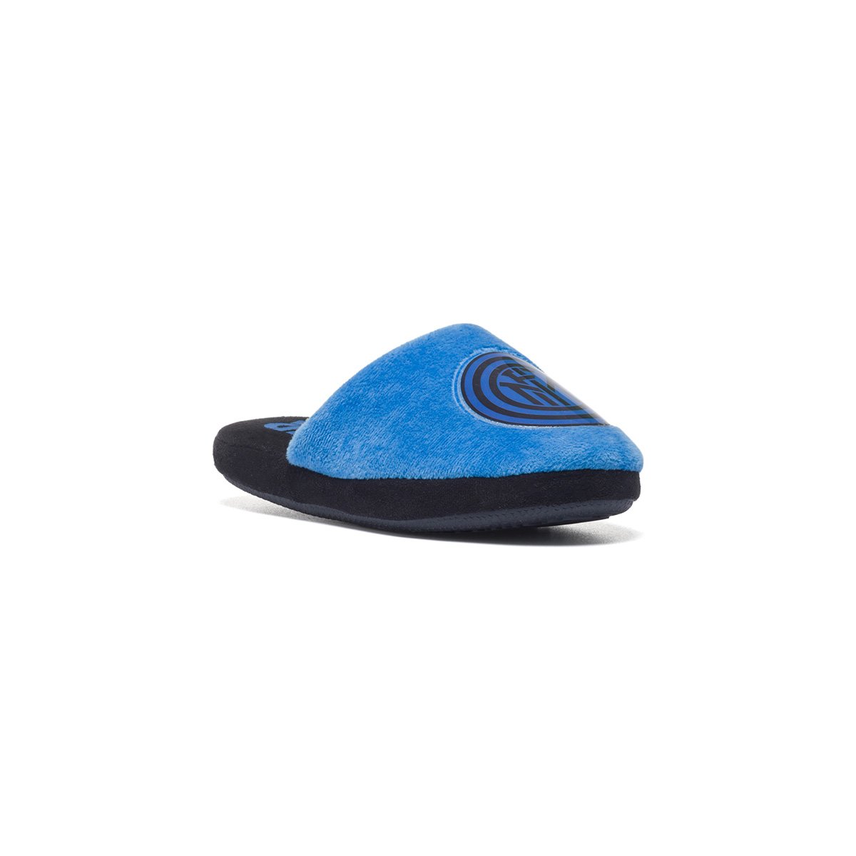 Pantofole blu in tessuto con logo frontale Inter - Minorprezzo